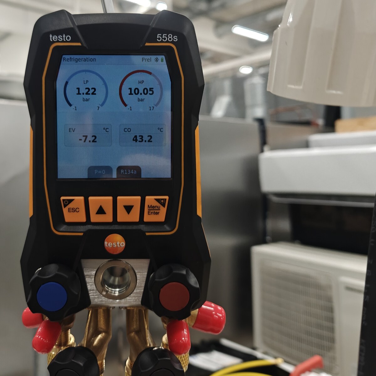 Testo 558s HVAC-mittari – ammattimainen ilmalämpöpumppuhuolto